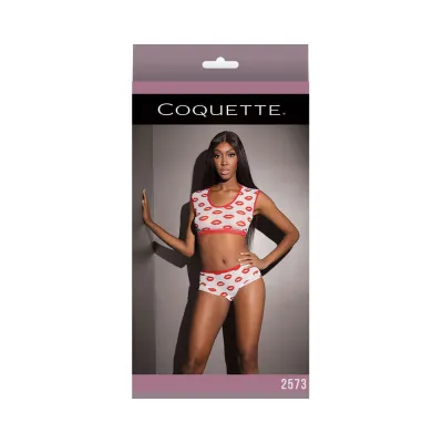 Bra Set White red Os