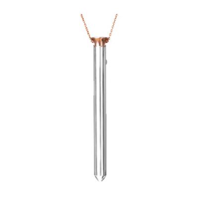 Crave Vesper Vibrator Necklace Rose Gold Silver