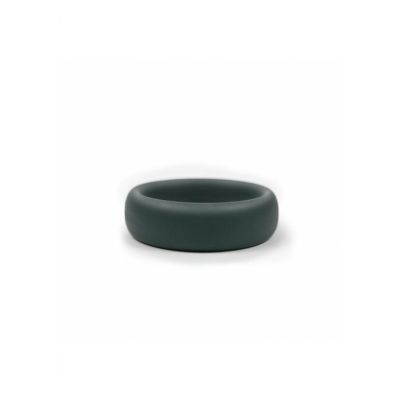 Hombre Snug Fit Silicone C Band Charcoal Penis Ring Sex Toy