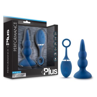 Sonic Blue 5 Vibrating Butt Plug