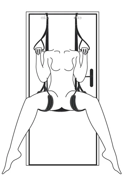 Easy Toys Over-The-Door Swing With Handles & Leg Support — image 10 of 10