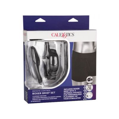 Remote Control Boxer Brief Set Black M l