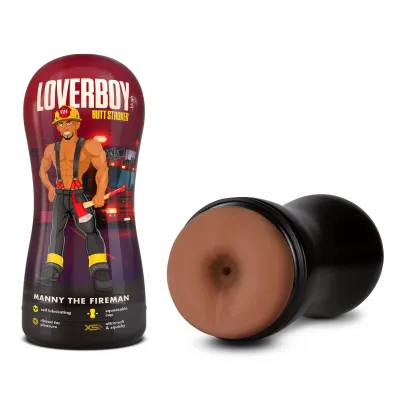Loverboy Manny the Fireman Self Lubricating Stroker Tan
