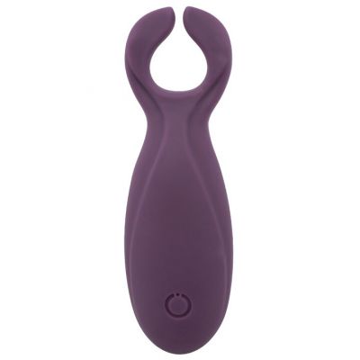 Bondara Purple Silicone Rechargeable Vibrating Nipple Clit Stim