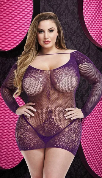 Long Sleeve Bedroom Mini Dress