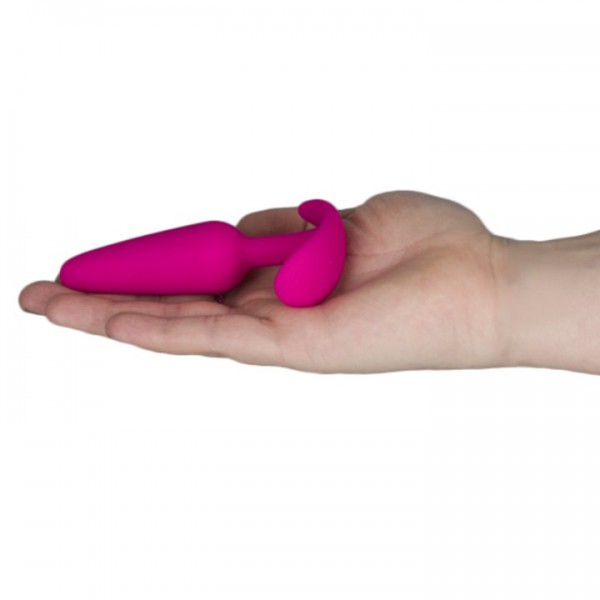 Bondara Pink Silicone Slim Anchor Butt Plug – 3, 3.5 or 4.5 Inch — image 5 of 6