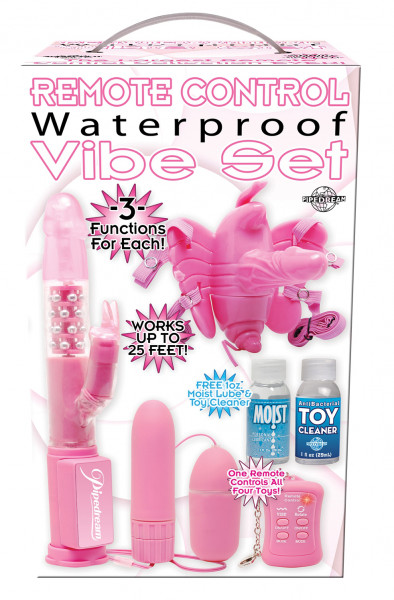 Pipedream Waterproof Remote Control Vibrator Set