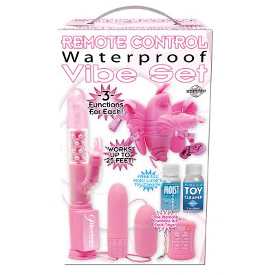 Pipedream Waterproof Remote Control Vibrator Set