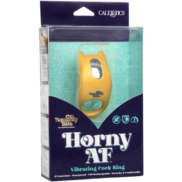 CalExotics - Naughty Bits Horny AF Vibrating Cock Ring