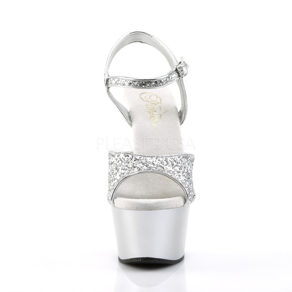 6 inches Heel, 2 1/4 inches PF Vegan Friendly Ankle Strap Sandal — image 2 of 25