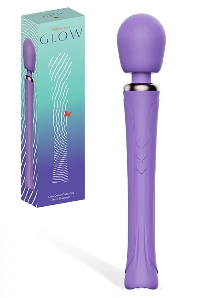 Wild Secrets Glow Deluxe Vibrating Wand Massager