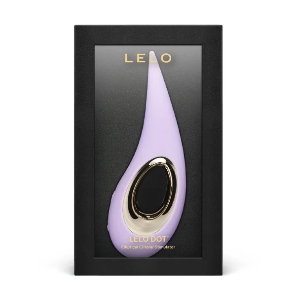 LELO DOT Revolutionary Clitoral Pinpoint Silicone Waterproof Rechargeable Vibrator - Lilac