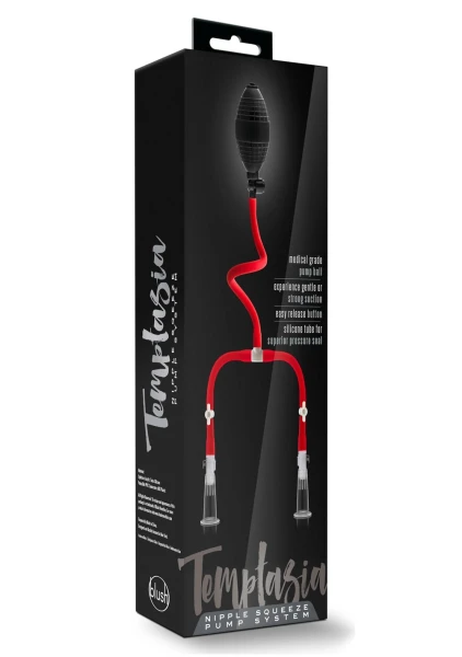 Temptasia nipple squeeze pump system