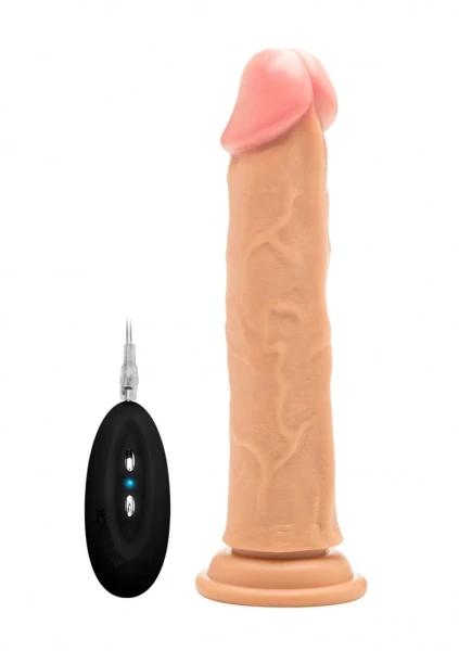 Vibrating Realistic Cock - 9" - Skin — image 5 of 12