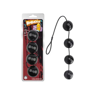 Anal Balls X large 25 5 Inch Black 22 5 Inch