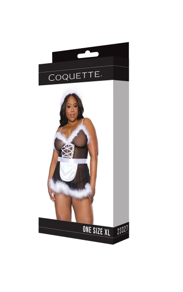 Maid Marabou Babydoll — image 6 of 6