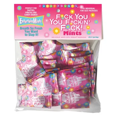 Fuck You You Fuckin Fuck Mints Bag Of 25