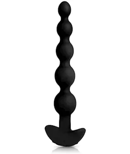B-vibe Cinco Rechargeable Remote Control Anal Beads - Black - 8.2 Inch — image 3 of 8