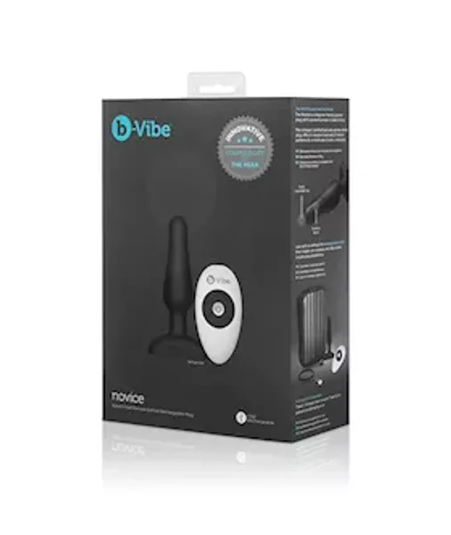 B-vibe Novice Plug - Black - 4 Inch — image 20 of 20