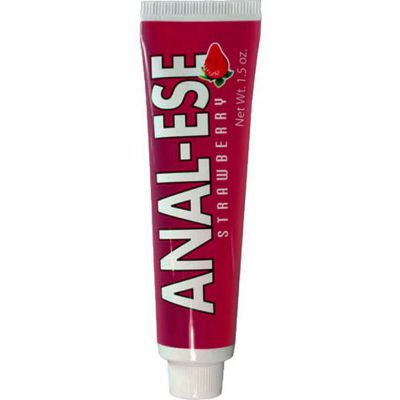 Anal Ese Strawberry Numbing Anal Lubricant 1 5 Oz 45ml