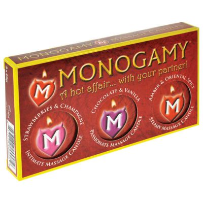Monogamy Massage Candles 3 Pack