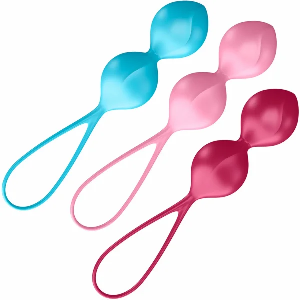Satisfyer Set Of 3 Weighted Double Training Orgasm Balls