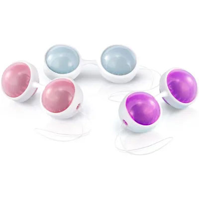 Lelo LELO Beads Plus Kegel Balls Set with String Offer a Great Variety of Strength Training Combinations Blue 7994