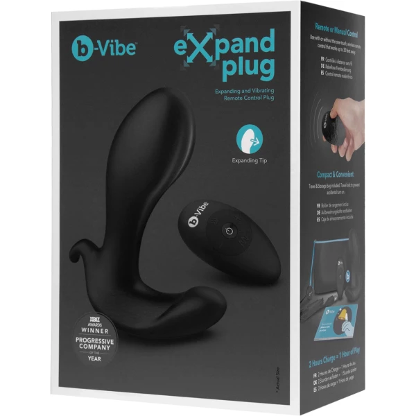 B-VIbe Expand Plug- Black