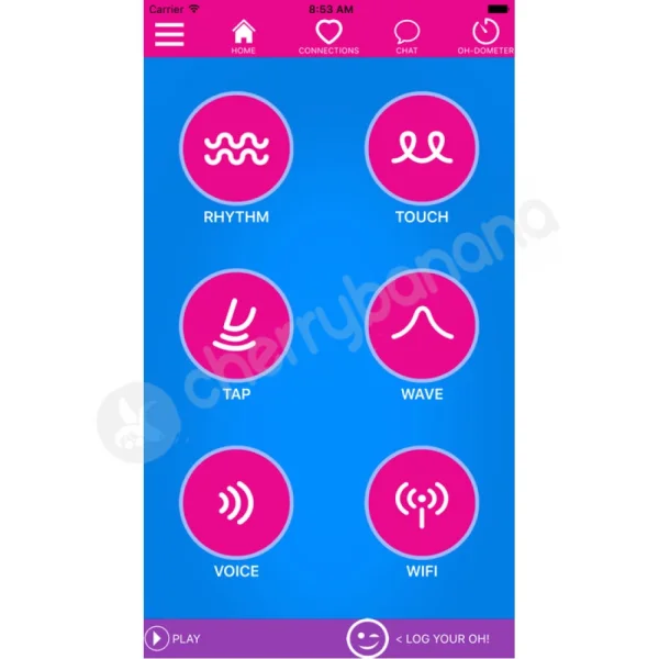 Kiiroo OhMiBod Pink Fuse Interactive Rabbit Vibrator