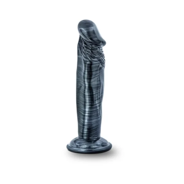 Jet - Ebony - 6in Dildo - Carbon Metallic Black — image 6 of 7