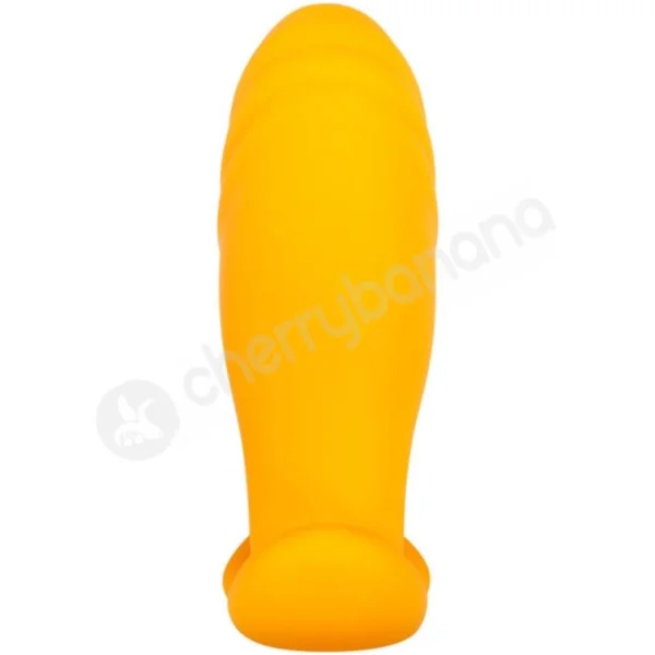 Evolved Creamsicle Orange 3" Vibrating Remote Control Wearable Butt Plug