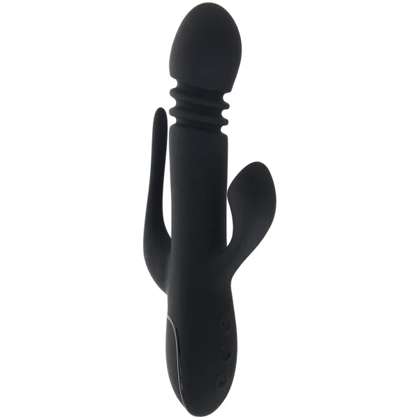 III Triple Euphoria Silicone Triple Stimulation Thrusting Vibrator With Clitoral Suction By CalExotics