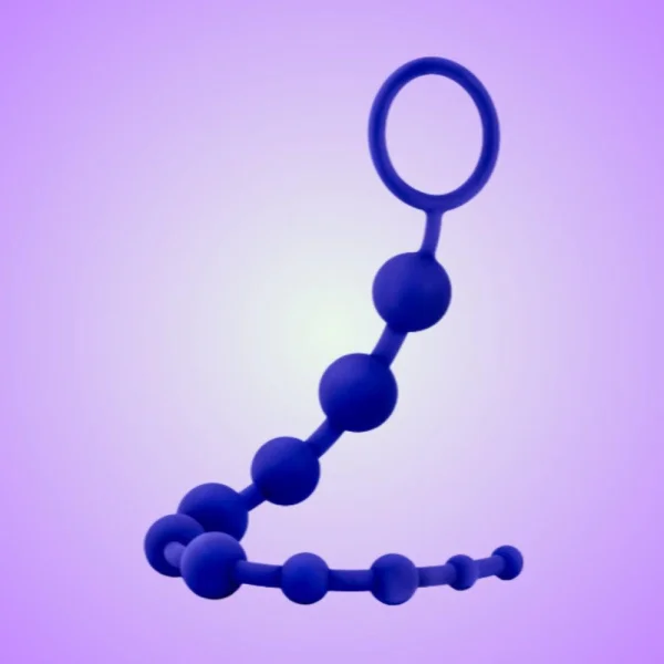 Luxe Silicone Anal Beads with 10 Beads