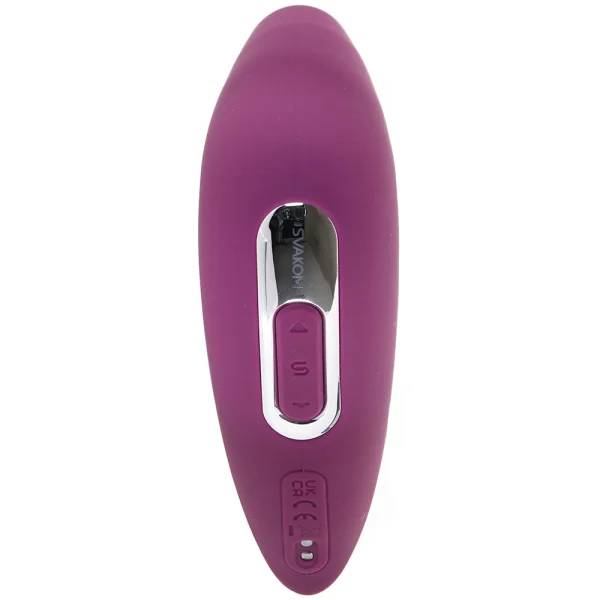 Svakom Pulse Union Rechargeable App Enabled Pressure Wave Clitoral Stimulator - Violet