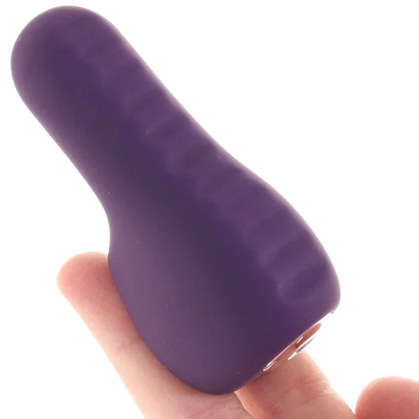 NEA Rechargeable Silicone Waterproof Vibrating Finger Bullet  by VeDO - Deep Purple