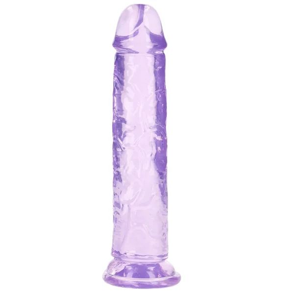 RealRock Crystal Clear Jelly 8 Inch Dildo