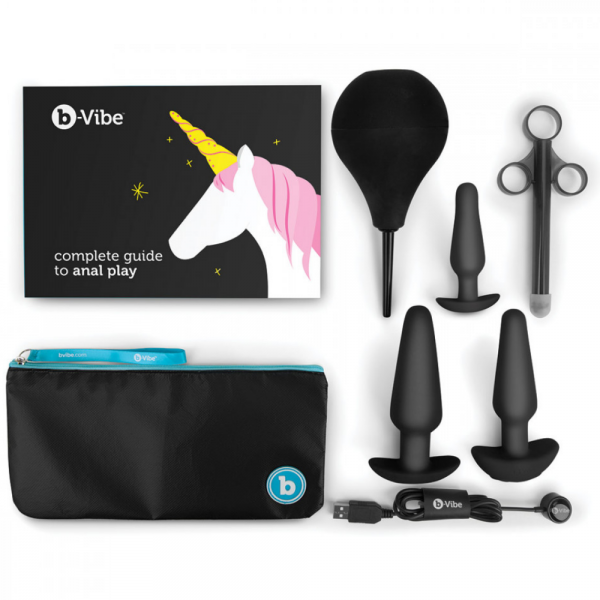 B-Vibe Anal Training Set - Black