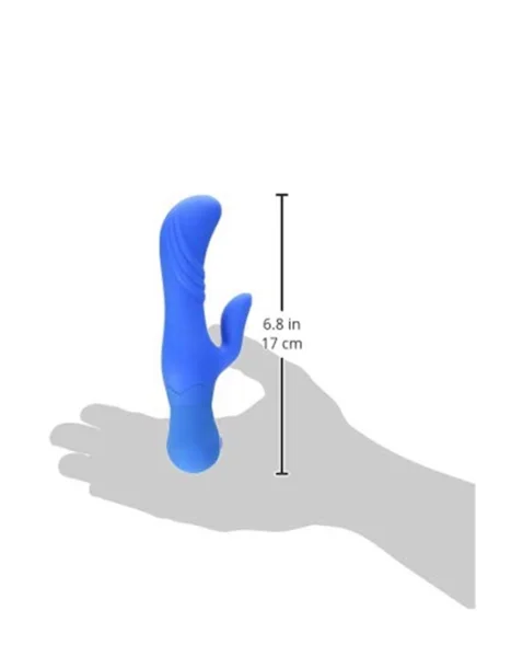 Thumper G Rabbit Vibrator - Blue - 6.8 Inch