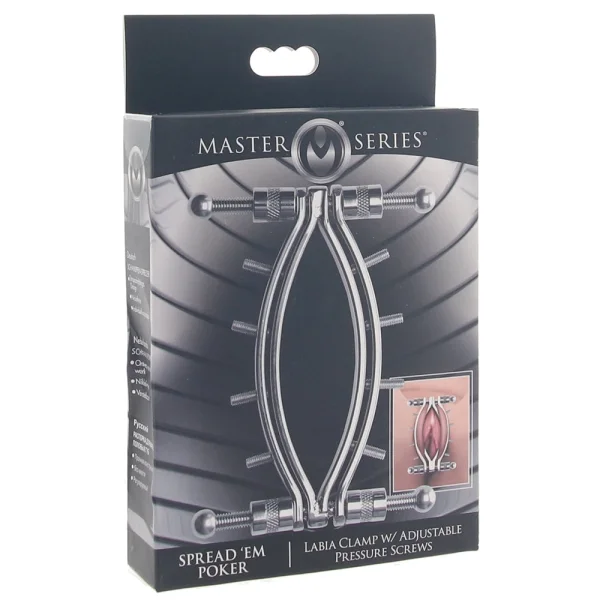Stainless Steel Labia Clamp - BDSM Pussy Spreader