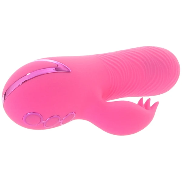 California Dreaming Sacramento Sweetie Dual Stimulation Vibrator With Rotating Beaded Shaft By CalExotics