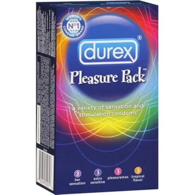 Durex Pleasure Pack 12 Assorted Condoms