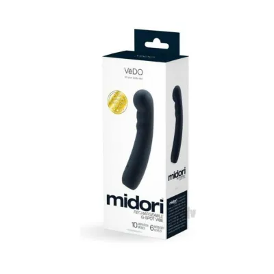 Vedo Midori Rechargeable G spot Vibe Just Black