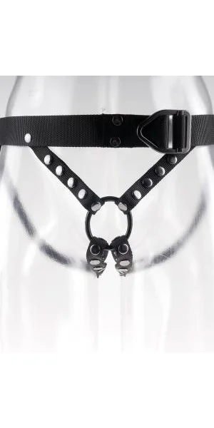 Sir Richard's Command Harness Hollow Strap On Black