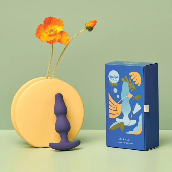 Goodful Wellness Ripple Deluxe Silicone Perfect Plug