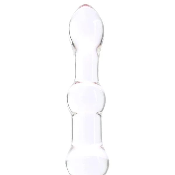 Crystal Heart of Glass Dildo - Pink