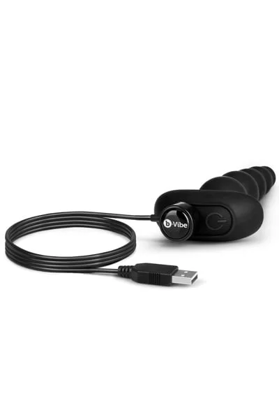 B-Vibe - Cinco Anal Beads - Black — image 12 of 14