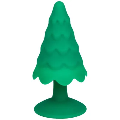 Bondara Stocking Stuffer X Mas Tree Silicone Butt Plug 3 5 Inch