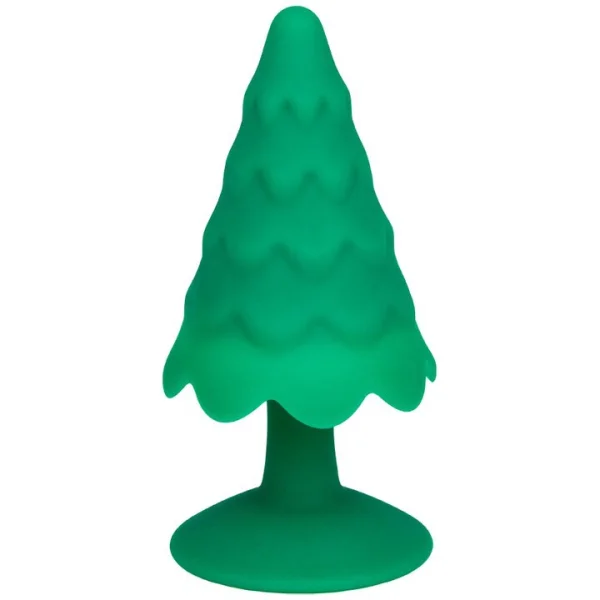 Bondara Stocking Stuffer X-Mas Tree Silicone Butt Plug - 3.5 Inch