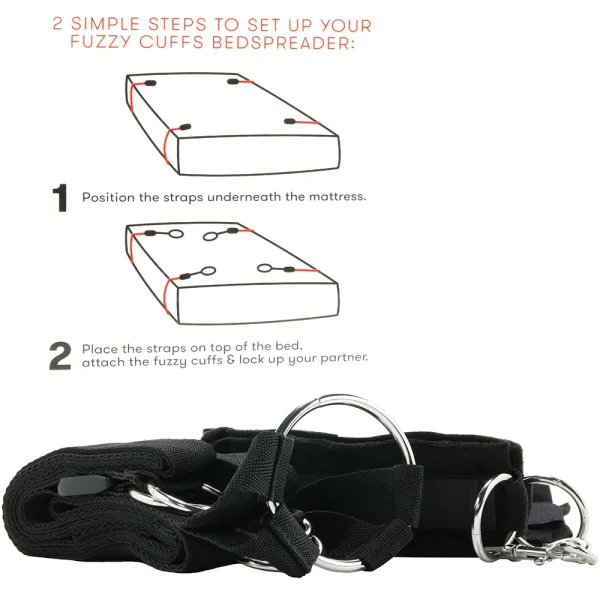 Fuzzy Lovers 4pc Bedspreaders Set