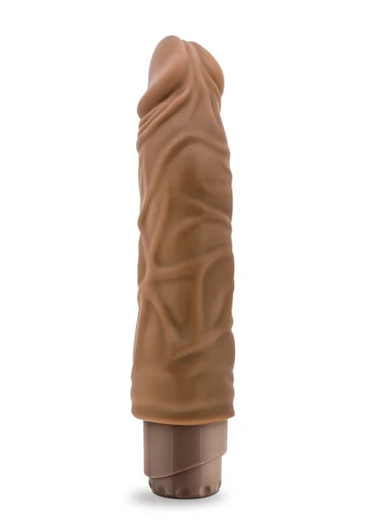 Dr. Skin - Cock Vibe 10 - 8.5 Inch Vibrating Cock  - Mocha